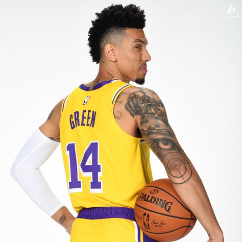 Danny Green Kobe Tattoo, Green Tattoo, Danny Green, Green Tattoos, Basketball Highlights, Lakers Basketball, Playing Sports, Anime Cat, Sports Stars