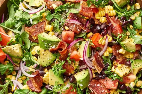 Because there are countless ways to make a great one. Salads Fall, Bacon Avocado Salad, Zucchini Noodles Salad, Classic Cobb Salad, Baked Goat Cheese, Monthly Menu, Best Salad, White Bean Salad, Best Pasta Salad