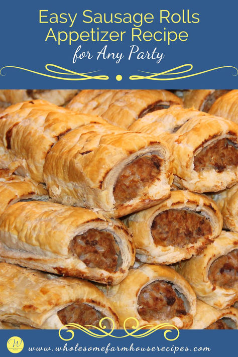 whole platter of sausage appetizers Italian Sausage Roll Ups, Breakfast Sausage Appetizer Recipes, Easy Sausage Rolls Recipe Puff Pastries, Puff Pastry And Sausage Recipes, Sausage Pastry Rolls, Sausage Roll Appetizer, Puff Pastry Sausage Pinwheels, Sausage Pinwheels Puff Pastry, Puff Pastry Sausage Rolls Easy Recipes