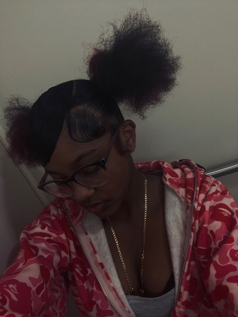 2 Ponytail Hairstyles Natural Hair, Two Buns Natural Hair, Two Ponytails Natural Hair, Ponytails Natural Hair, Two Puffs Natural Hair Hairstyles, Flicks Hair, Pineapple Hairstyle, Hair Styles Natural, Quick Styles