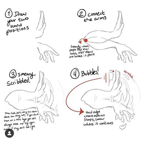 Smear Drawing Reference, Animation Smears Tutorial, Fun Couple Poses Drawing, Stretches For Artists, How To Draw Waving Hand, Art Body Tips, Animation Smear Tutorial, Arm Art Tutorial, How To Art