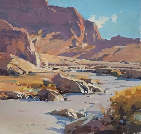 Scott Christensen, Gouache Landscape, Direct Painting, Plein Air Watercolor, Farm Paintings, Watercolor Paintings For Beginners, Air Painting, West Art, Color Reference