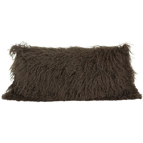 A by Amara Tibetan Sheepskin Pillow - 28x56cm - Taupe ($144) ❤ liked on Polyvore featuring home, home decor, throw pillows, brown, colored throw pillows, taupe throw pillows, brown accent pillows, brown throw pillows and taupe accent pillows Sofa Pattern, Western Bar Stools, Saddle Bar Stools, Dining Buffet, Saddle Stools, Trophy Rooms, Merino Sheep, Rectangular Pillow Cover, Long Lumbar Pillow