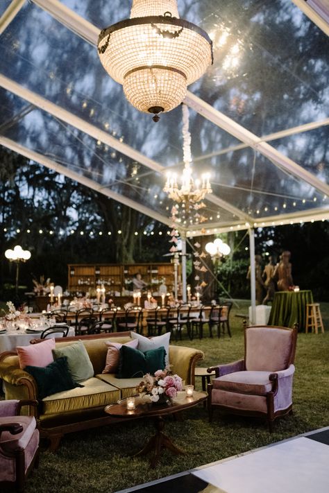 Swanky Wedding Reception, Small Tent Wedding Reception, Swanky Wedding, Outdoor Tent Wedding, Tent Wedding Reception, Backyard Wedding Ceremony, Tented Reception, Backyard Reception, Anniversary Decor