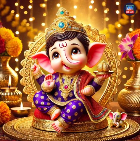 Wishing everyone a joyful and blessed Ganesh Chaturthi! 🌸✨ May Lord Ganesha remove all obstacles and shower us with happiness, prosperity, and peace. Let's celebrate with love, devotion, and positivity. 🙏 Ganpati Bappa Morya! 🙌🧡 . . . #GaneshChaturthi #GanpatiBappaMorya #Blessings #FestiveVibes #LordGanesha #CelebrateWithJoy #DivineBlessings #Ganeshotsav Ganpati Bappa Morya, Ganesh Chaturthi Images, Bappa Morya, Good Morning Sunshine Quotes, Sunshine Quotes, Lord Ganesha Paintings, Ganesha Painting, Ganpati Bappa, Good Morning Sunshine