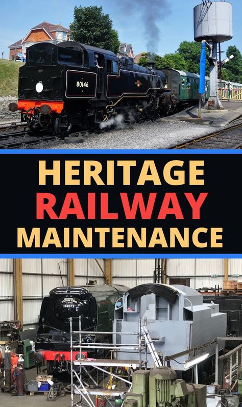 steam locomotives at Herston Works, Swanage heritage railway The Railway Series, Heritage Railway, Furness Railway K2, Southern Railways, Southern Region, Bnsf Railway, Australian Steam Locomotives, 4-4-0 Locomotive, Steam Locomotive