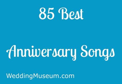 What a better way to celebrate a wedding anniversary than with our list of popular and memorable anniversary songs. First through Sixtieth anniversaries. Wedding Anniversary Songs, 60th Anniversary Parties, Wedding Song List, Anniversary Songs, Happy 25th Anniversary, Party Songs, Anniversary Surprise, Love Songs Playlist, Wedding Playlist