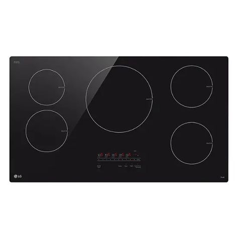 LG 36" Built-in Electric Induction Smart Cooktop with 5 Elements and UltraHeat 4.3kW Power Element Black Ceramic CBIH3613BE - Best Buy 5 Elements, Best Buy, Black Ceramic, Price Match, Cool Things To Buy, Pick Up, Buy Online, Electricity, Built In