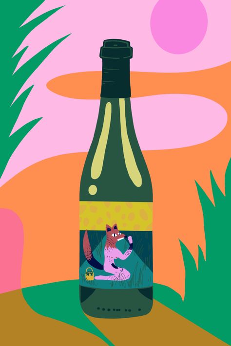 Wine Bottle Illustration, New Zealand Wine, Procreate Ipad Tutorials, Ipad Tutorials, Alcohol Packaging, Psychadelic Art, Wine Poster, Album Art Design, Wine Art