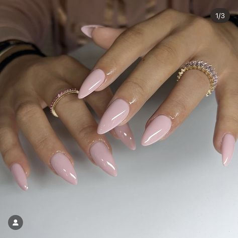 pink acrylic nails Baby Pink Nails, Long Almond, Fantasy Nails, Almond Acrylic Nails, Acrylic Nails Coffin Short, Fake Nail, Pink Acrylic Nails, Prom Nails, Fabulous Nails