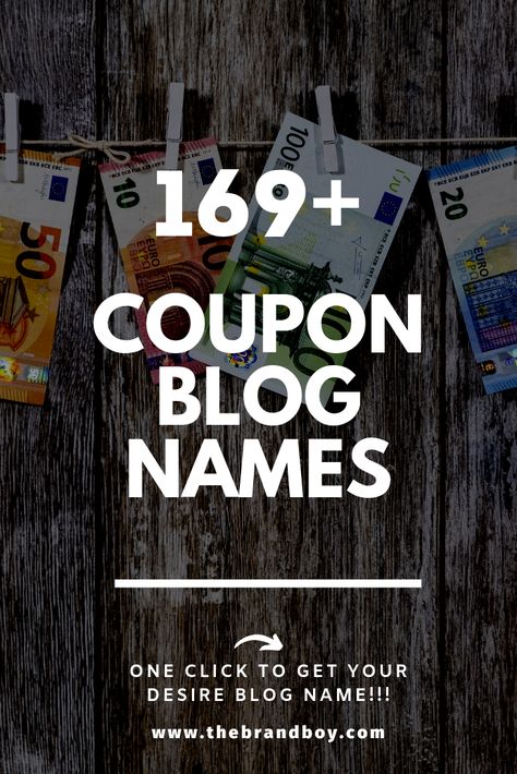 Page Name Ideas, Club Name, Business Name Generator, Money Saving Mom, Creative Names, Names Ideas, Blog Names, Krazy Coupon Lady, Name Ideas