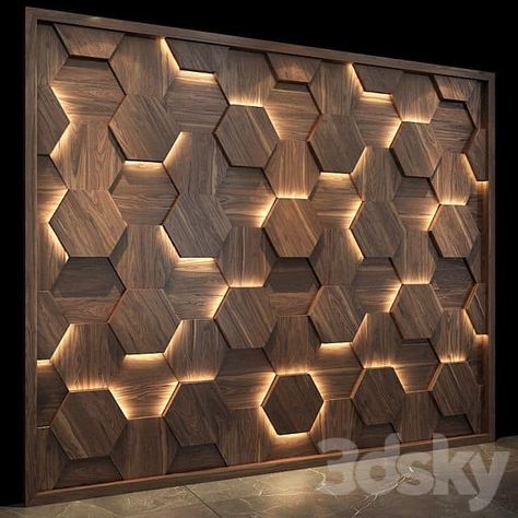 Wood Panel Texture, Wooden Accent Wall, Modern Wall Paneling, Wood Wall Design, Textured Wall Panels, House Wall Design, Wall Paneling Diy, Tv Wand, Family Room Walls