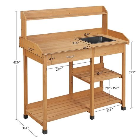 Diy potting bench