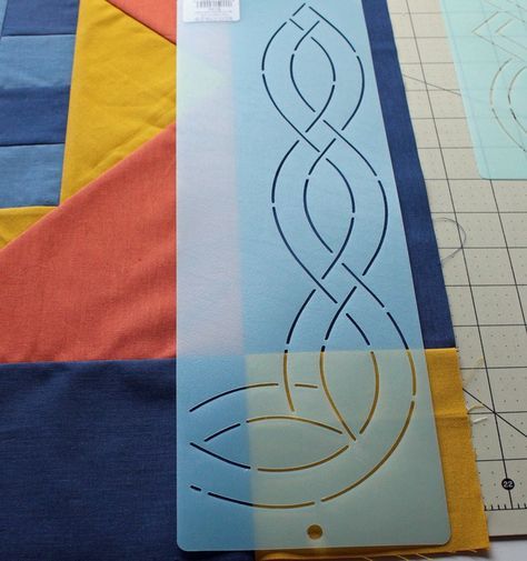 Everything you need to know about how to use stencils for quilting. Lots of tips and information about choosing the best size, marking, and stitching from Julie @ The Crafty Quilter Beginner Quilting Projects, Hand Quilting Designs, Quilting Stitch Patterns, Hand Quilting Patterns, Sewing Machine Quilting, Free Motion Quilting Patterns, Machine Quilting Patterns, Quilting Designs Patterns, Quilting Stencils