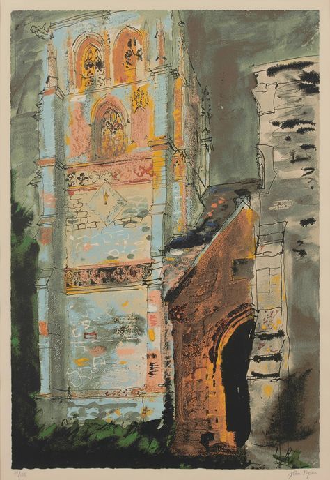 John Piper Artist, Textiles Sketchbook, John Piper, Gcse Art, Sense Of Place, A Level Art, Built Environment, Portland, Sketch Book