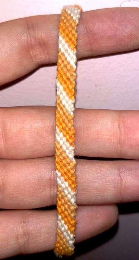 Straight Bracelet Patterns, Diagonal Bracelet Pattern, Half Flat Woven Bracelet Tutorial, Friendship Bracelets Straight Lines, Diagonal Stripe Bracelet Pattern, Basic Diagonal Stripe Bracelet Tutorial, Basic Diagonal Stripe Bracelet, Candy Stripe Bracelet Pattern, Stripe Bracelet Pattern