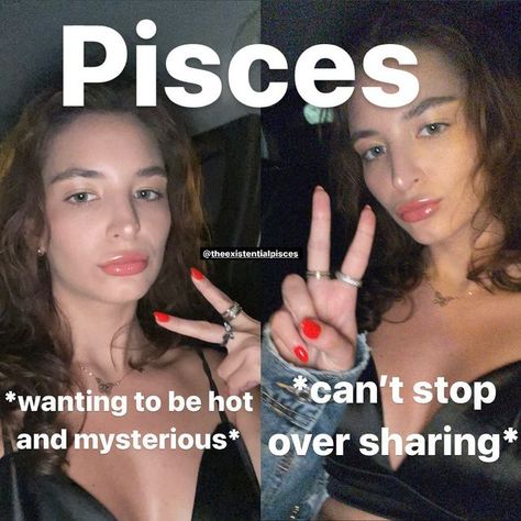 Pisces Best Friend, Pisces Humor, Zodiac Hairstyles, Pisces Aesthetic, Pisces Women, Pisces Energy, Spicy Pisces, Pieces Zodiac, Pisces Star Sign