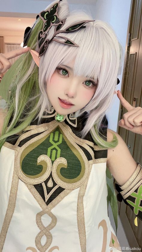 Nahida Cosplay, Power Ideas, Cosplay Genshin, Genshin Cosplay, Genshin Impact Cosplay, Makeup Cosplay, Cosplay Cute, Magical Land, My Power