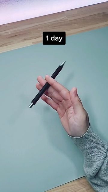 Ryzing Spins on Instagram: "Practice makes perfect! 🌀 Don't forget to follow me @ryzingspins to see more cool tricks and tutorials! Let's learn pen spinning together! 🤝 #progress #practicemakesperfect #penspinning #penspin #skills #hobby #spin #foryou #tricks #spins" Pen Twirling Tutorial, Pen Spinning Tutorials For Beginners, How To Spin Your Pen, Pen Spinning Tutorials, Pen Spinning Tricks, Easiest Pen Spinning Tutorial, Pen Spinning, Cool Tricks, Inspo Hair