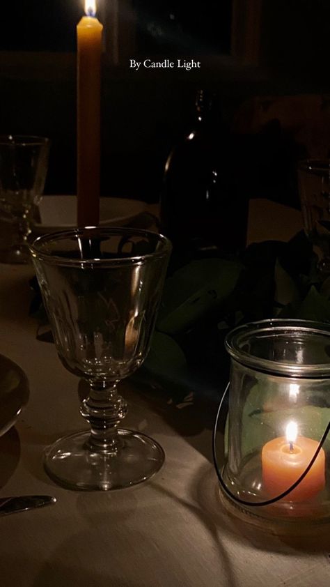 Dinner Instagram Story, Time Instagram Story, Candle Light Dinner, Instagram Inspo, Dinner Time, Night Time, Instagram Story, Candle Holders, Candles