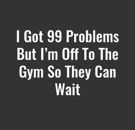 Gym therapy Gym Memes Funny, 99 Problems, Gym Quote, Workout Memes, Gym Memes, Gym Inspiration, Gym Humor, Motivation Fitness, Workout Humor