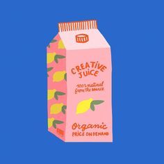 Juice Illustration, Spot Illustration, Colorful Posters, Creative Juice, Art And Illustration, Food Illustrations, Video Marketing, Original Work, Marketing Tips