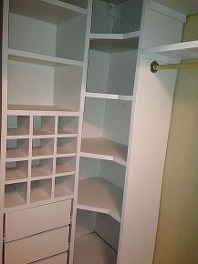 closet storage system, closet, shelving ideas, storage ideas Closet Storage Ideas, Laundry Room Storage Shelves, Corner Closet, Closet Redo, Closet Storage Systems, Closet Organizing Systems, Closet Remodel, Closet Organization Diy, Bathroom Closet