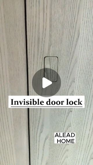 Bedroom Door Lock Ideas, Hidden Door Lock Ideas, Concealed Door Design, Invisible Doors Ideas, Door Lock Ideas, Door Lock Design, Bedroom Door Lock, Magnetic Door Lock, Bathroom Door Locks