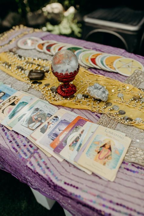 Astrology Bachelorette Party, Hermes Photography, Tarot Party, Astrology Party, Iris Wedding, Witch Wedding, Party Image, Reception Activities, Wedding October