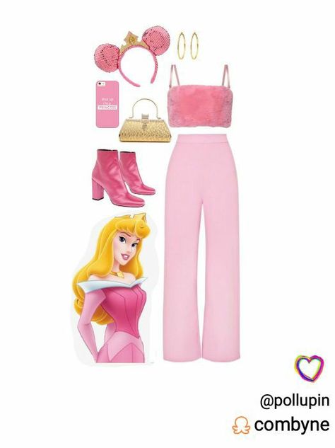 Disneybound Sleeping Beauty, Princess Aurora Inspired Outfits, Sleeping Beauty Outfit Ideas, Sleeping Beauty Inspired Outfits, Aurora Inspired Dress, Sleeping Beauty Disneybound, Sleeping Beuty, Disney Princess Inspired Outfits, Disney Character Outfits