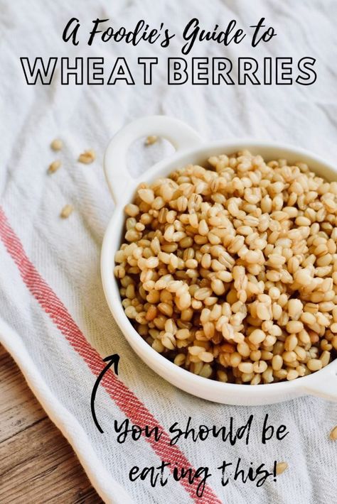 How To Cook Wheat Berries, Wheat Recipes Grains, Red Wheat Berry Recipes, Wheat Berries Recipe, Wheat Berries Breakfast, Milling Grains, Mucusless Diet, Wheat Berry Recipes, Wheat Berry Salad