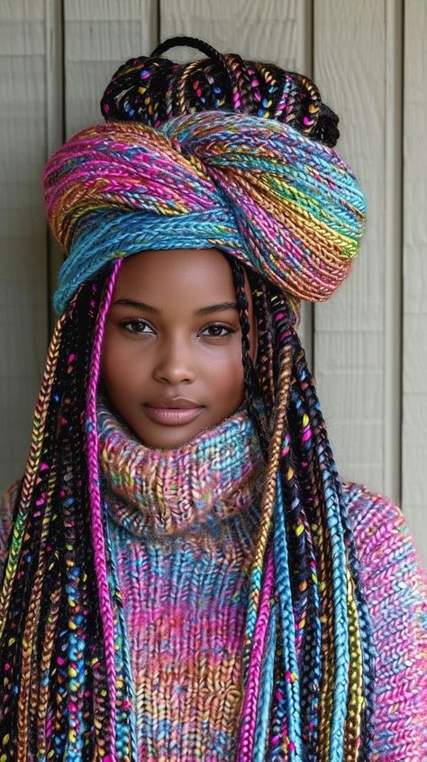 If it is not crazy enough like this, then it's not fashioning well 😆 😂 😅 🤣 Afro Hair Goals, Box Dreads, Dreadlock Styles, Talcum Powder, Chameleons, Pretty Hair Color, Beautiful Braids, Girls Braids, Natural Hair Braids