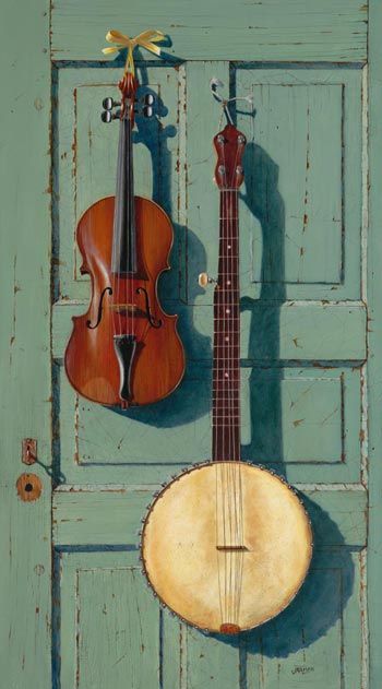 Vibeke Design, Bluegrass Music, Folk Music, String Instruments, Music Room, Sound Of Music, Music Love, Banjo, Styl Vintage