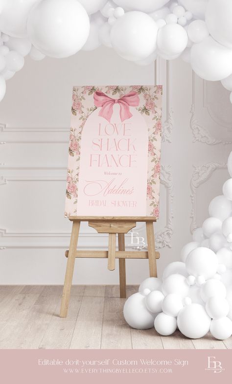 Love Shack Fancy Grad Party, Love Shack Baby Shower Theme, Love Shack Fancy Baby Shower Theme, Loveshackfancy Party, Girly Baby Shower Themes, Love Shack Fancy Aesthetic, Fancy Baby Shower, Link Edit, Barbie Tingz