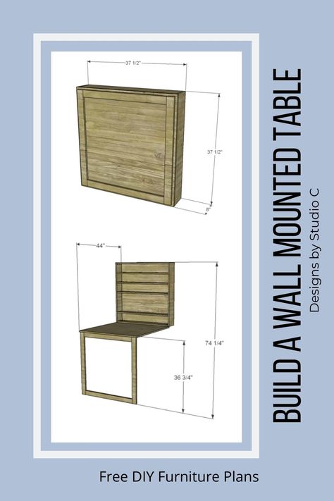 Slide Out Table From Wall, Flip Down Table On Wall, Wall Mounted Table Plans, Diy Murphy Desk Plans, Diy Wall Mounted Desk Folding, Fold Down Desk From Wall, Diy Foldable Wall Table, Wall Table Folding Desk Ideas, Diy Fold Out Table