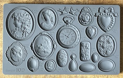 Cameos 6X10 IOD Moulds™ Gifts For Mom Diy, Iod Stamps, Posh Chalk, Iod Moulds, Soap Paper, Diy Fall Decorations, Diy Fall Crafts, Diy Mothers Day, Clay Molds