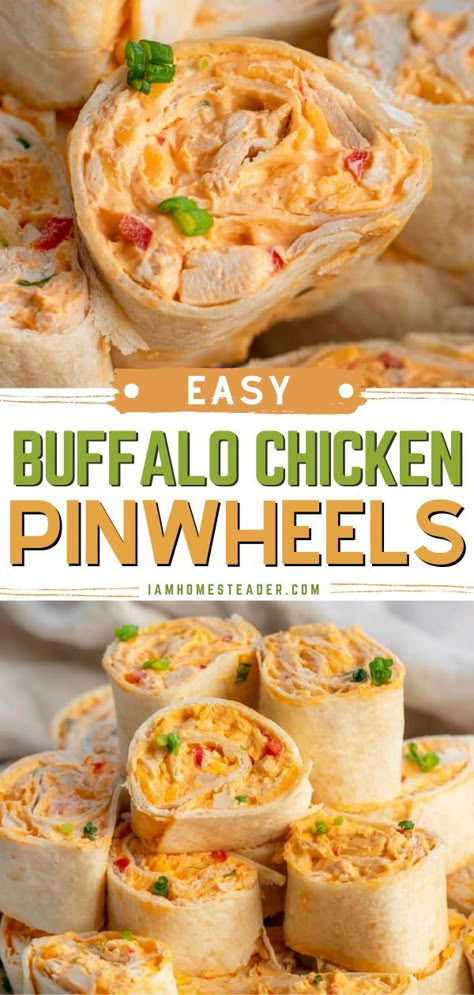 Buffalo Chicken Pinwheels, Chicken Pinwheels, Easy Buffalo Chicken, Pinwheel Recipes, Lake Food Ideas Summer, Food Ideas Summer, Lake Food Ideas, Summer Corn, Boat Food