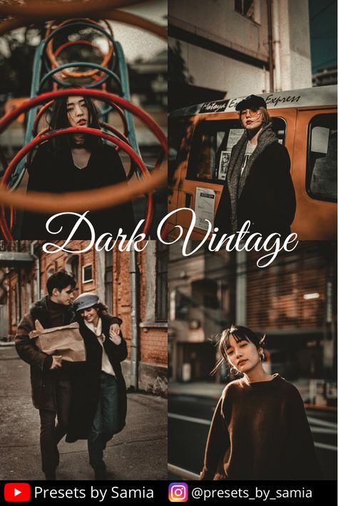 Dark Preset, Vintage Preset, Lightroom Dng, Photoshop Presets Free, Top Lightroom Presets, Instagram Photoshop, Preset For Lightroom, Best Free Lightroom Presets, Vintage Lightroom Presets