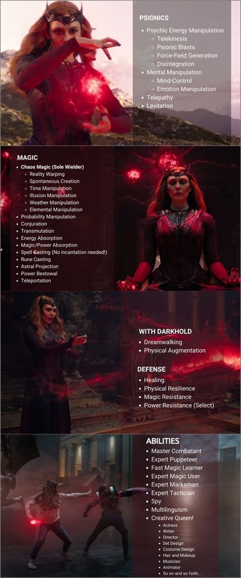 Wanda Maximoff Using Her Powers, Matter Transmutation Power, Darkhold Pages Scarlet Witch, Marvel Shifting Powers Ideas, Mcu Powers Ideas, Scarlet Witch Darkhold Art, Mcu Power Ideas, Darkhold Scarlet Witch, Wanda Using Her Powers