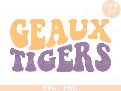 Lsu Cricut Ideas, Lsu Svg Free, Lsu Tigers Svg, Lsu Designs, Lsu Cookies, Lsu Svg, Tigers Football Svg, Lsu Gymnastics, Lsu College