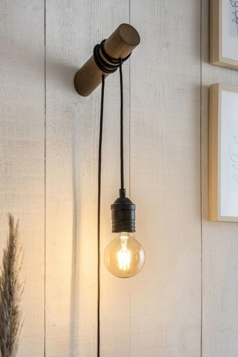 Bed Side Wall Lights Black, Hanging Bedside Lamps Plug In, Wall Hanging Bedside Lights, Bedside Plug In Wall Lights, Plug In Pendant Light Bedroom Ideas, Bedroom Pendant Lighting Bedside, Plug In Pendant Light Bedroom, Clay Lights, Hanging Lights In Bedroom