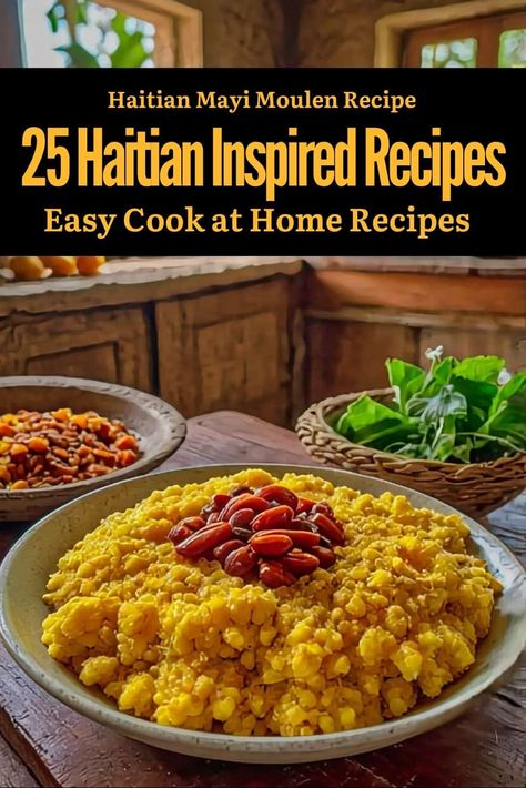 Haitian Mayi Moulen Haitian Mac And Cheese, Soup Joumou, Cooking Challenge, Haitian Food Recipes, Plantains Fried, Everyday Dishes, Cooking Instructions, Cook At Home, Inspired Recipes