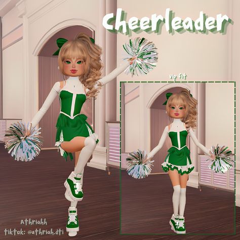 Cheerleader outfit | dress to impress Cheer Dress To Impress, Dress To Impress Outfits Roblox Game Theme Doctor, Cheerleading Outfits Dress To Impress, Dti Roblox Cheerleader, Foot Ball Player Dti Outfit, Knee Pads Dress To Impress, Dress To Impress Cheerleader Outfit, Dti Outfits Non Vip 2020, Dti Theme Cheerleader