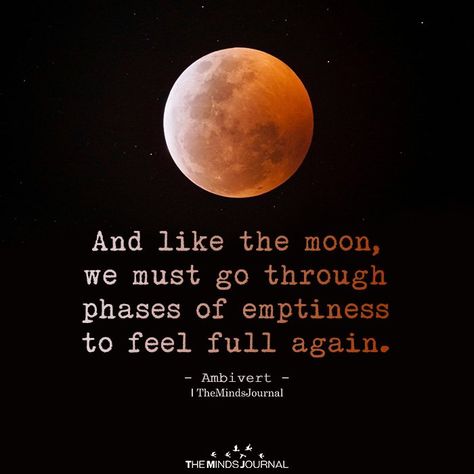 And Like The Moon, We Must Go Through Phases Of Emptiness https://themindsjournal.com/and-like-the-moon-we-must-go-through-phases-of-emptiness Moon Quotes, A Quote, Meaningful Quotes, The Words, Great Quotes, Wisdom Quotes, Full Moon, True Quotes, Quotes Deep