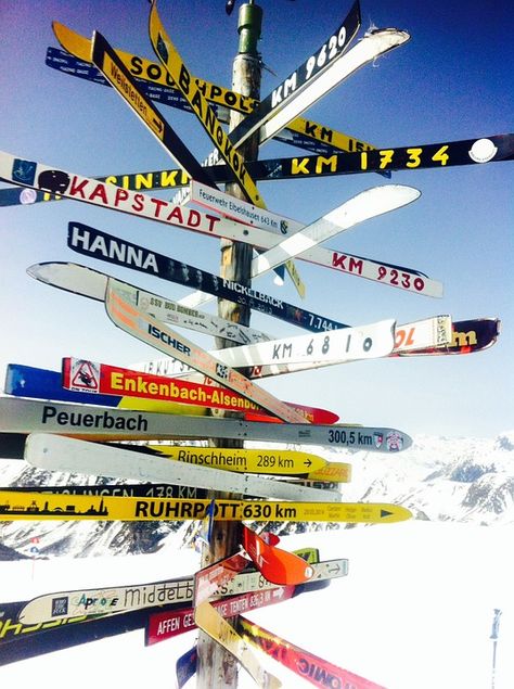 Direction, Ski, Target, Directory, Arrow, Signs Ski Signs, Ski Sign, Ski Aesthetic, Ski Vintage, Family Ski Trip, Apres Ski Party, Skiing Lessons, Mountains Snow, Winter Wellness