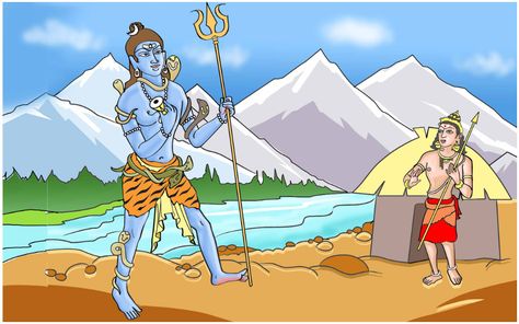 Kailash Mountain, Ganesha Story, Vinayaka Chavithi, Art Doodles, New Gods, Birth Stories, Small Cottage, To My Mother, 2d Animation