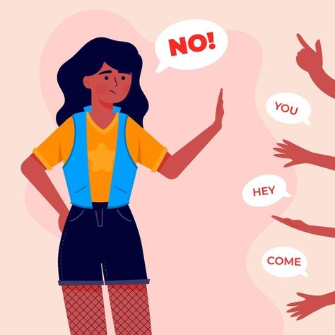 Say No Illustration, No Illustration, Getting Bullied, Guided Relaxation, Relaxation Exercises, Effective Time Management, Restorative Sleep, Learning To Say No, How To Improve Relationship