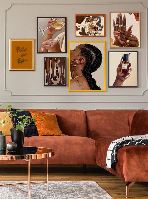 Regular Home Decor, Neo Soul Aesthetic Apartment, Afro Living Room, Earthy Home Decor, Earthy Home, Dream Apartment Decor, Future Apartment Decor, Ideas Living Room, Apartment Decor Inspiration