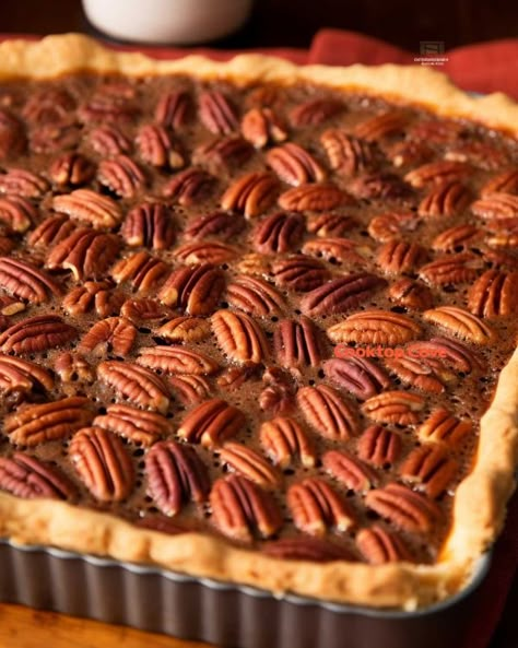 King Arthur Pecan Pie, Lazy Girl Pecan Pie, Award Winning Pecan Pie Recipe, Chocolate Pecan Slab Pie, Pecan Pie For A Crowd, Pecan Sheet Pan Pie, Slab Pecan Pie Recipe, Pecan Pie Casserole Recipe, Pecan Slab Pie Recipe