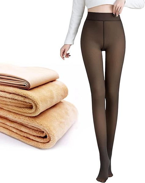 Amazon.com: Leggings That Look Sheer Alaska Outfits, Warm Tights, Sheer Leggings, Tights For Women, Fashion Technology, Unique Leggings, Thermal Tights, Preppy Shoes, Trending Items